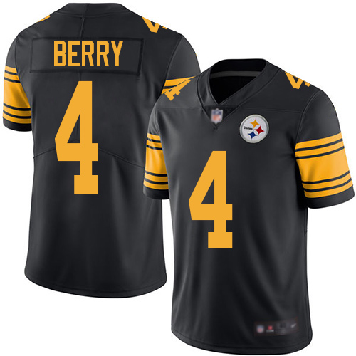 Youth Pittsburgh Steelers Football #4 Limited Black Jordan Berry Rush Vapor Untouchable Nike NFL Jersey->youth nfl jersey->Youth Jersey